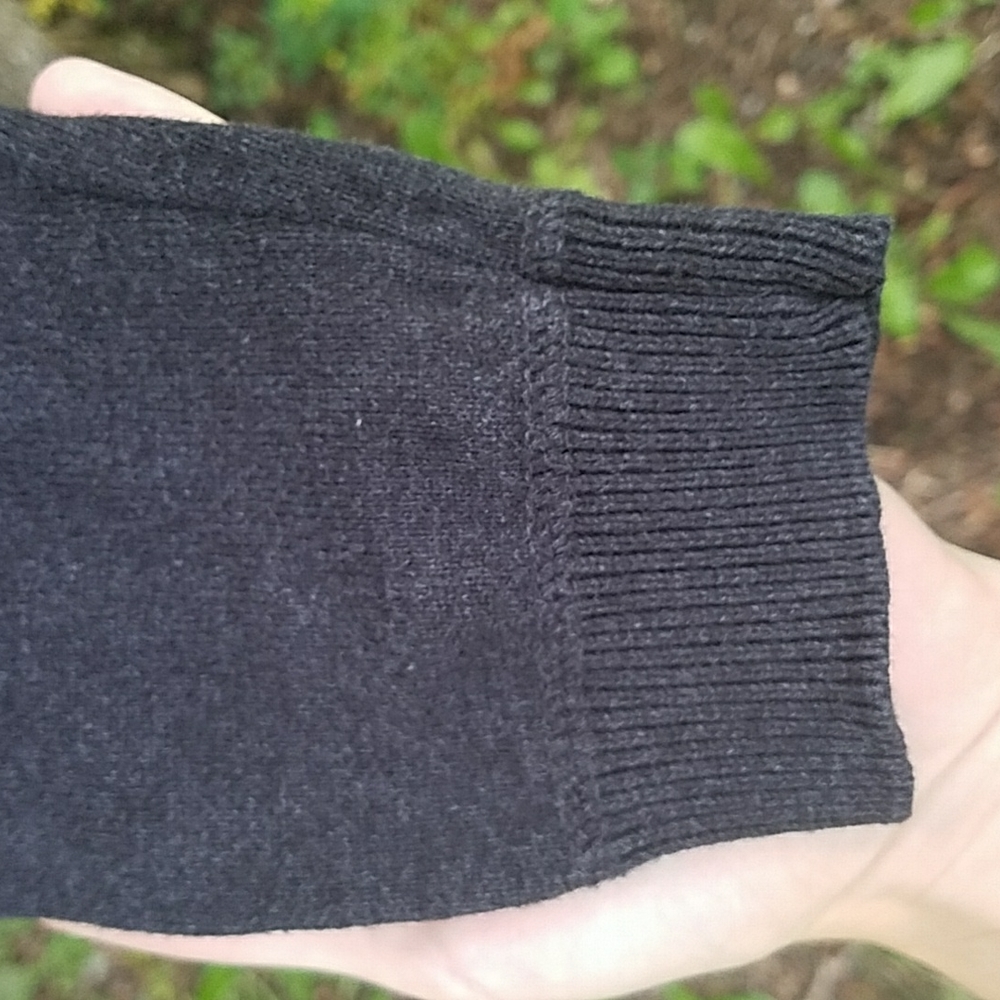 Point Zero Black Label Button Crew Neck Sweater - Picture 6 of 8